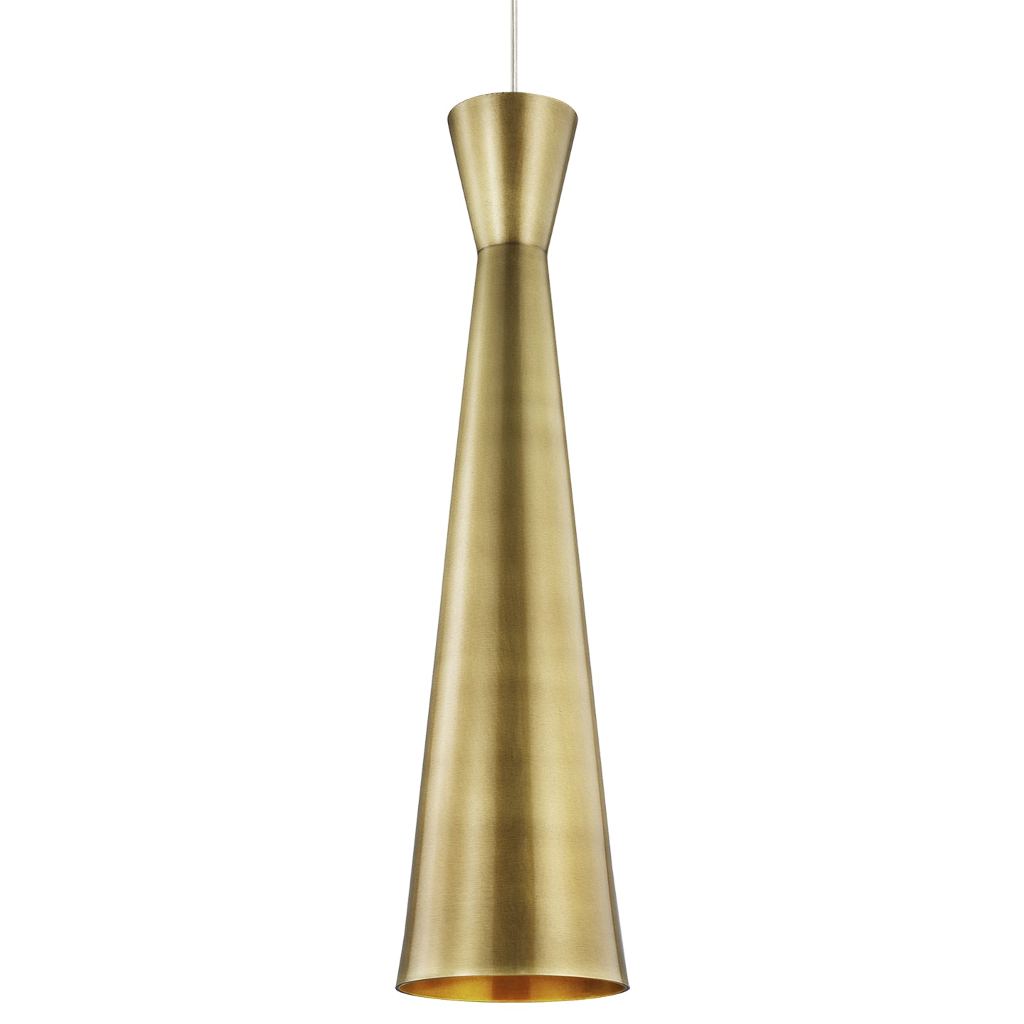 Windsor pendant light angled view showing slim profile