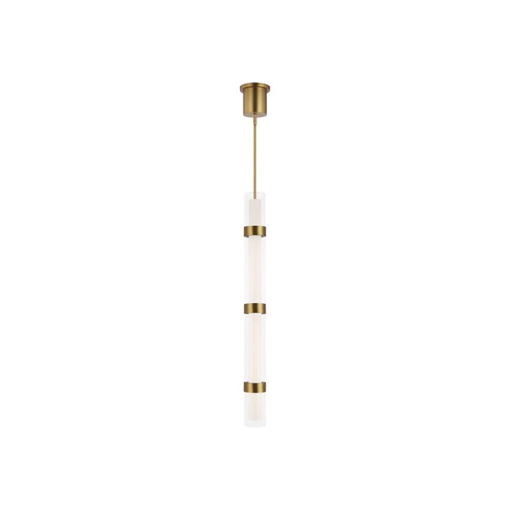 Wit 4 Glass LED Pendant Cylindrical Light by Visual & Comfort & Co