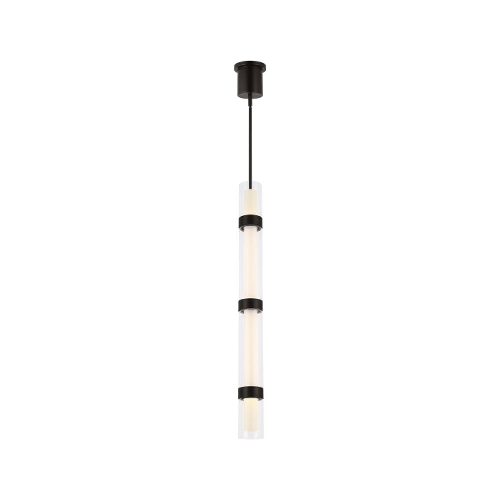 Wit 4 Glass LED Pendant Cylindrical Light by Visual & Comfort & Co