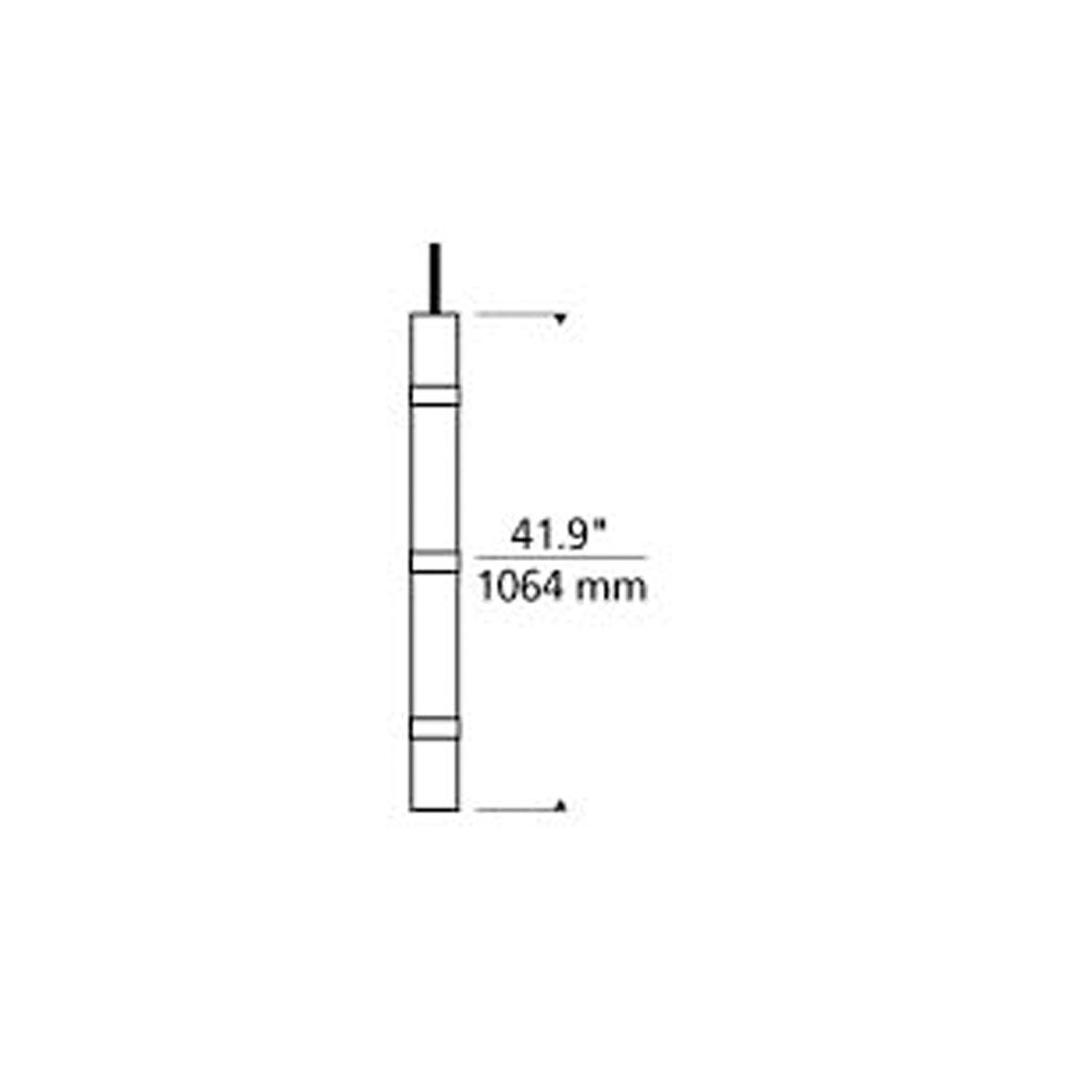 Wit 4 Glass LED Pendant Cylindrical Light by Visual & Comfort & Co