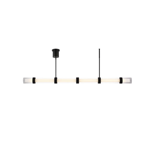 Wit 6 Glass Linear Pendant by Visual & Comfort & Co