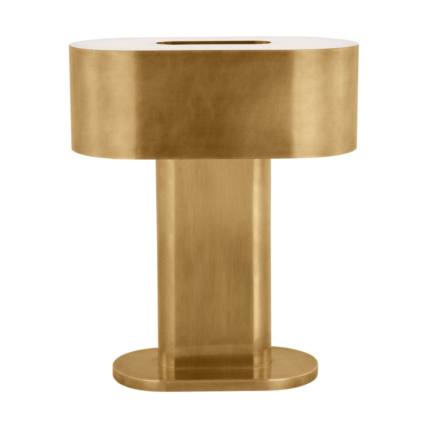 Wyllis Table Lamp 22-inch Natural Brass Dark Bronze by Visual & Comfort & Co