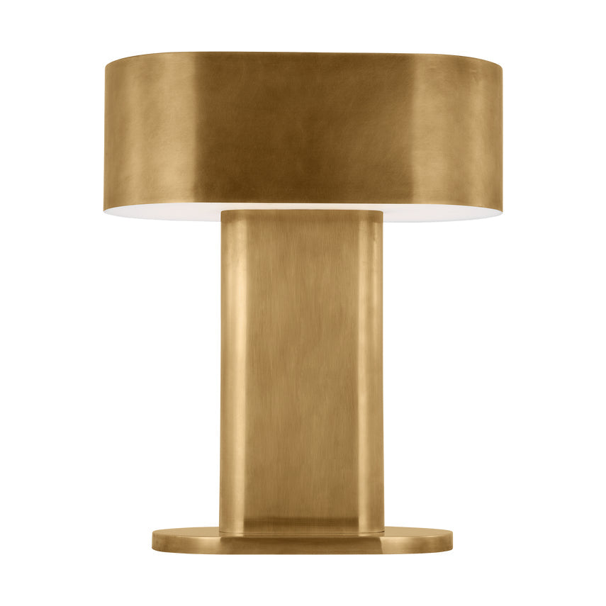 Visual Comfort Wyllis Table Lamp 22 Inch Natural Brass Dark Bronze 