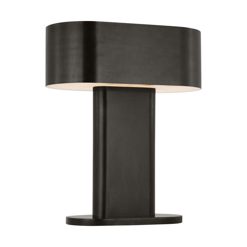 Wyllis Table Lamp 22-inch Natural Brass Dark Bronze by Visual & Comfort & Co