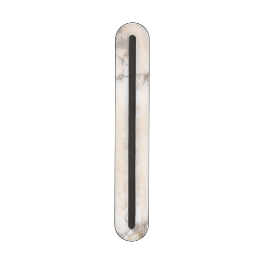 Wyllis 30In Natural Alabaster LED Wall Sconce by Visual & Comfort & Co