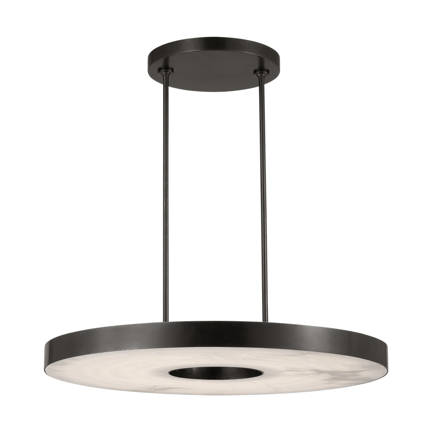 Kelly Wearstler Wyllis 36In Alabaster LED Chandelier by Visual & Comfort & Co