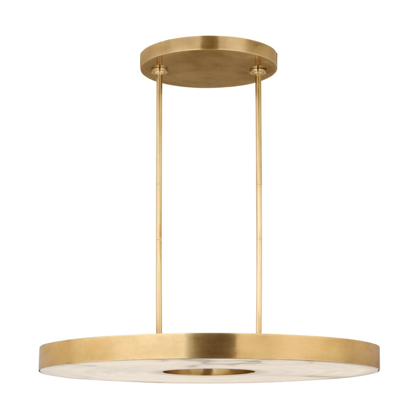 Kelly Wearstler Wyllis 36In Alabaster LED Chandelier by Visual & Comfort & Co