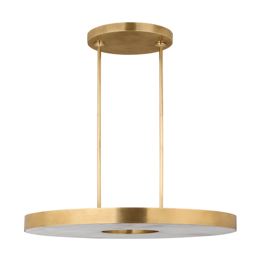 Kelly Wearstler Wyllis 36In Alabaster LED Chandelier by Visual & Comfort & Co