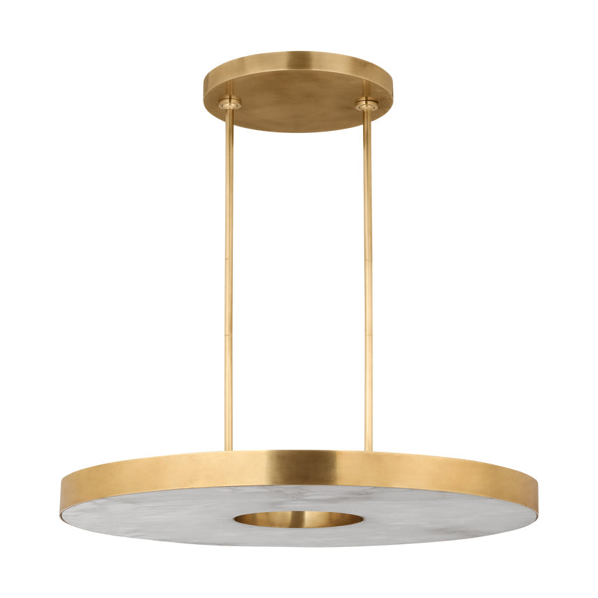 Kelly Wearstler Wyllis 36In Alabaster LED Chandelier by Visual & Comfort & Co