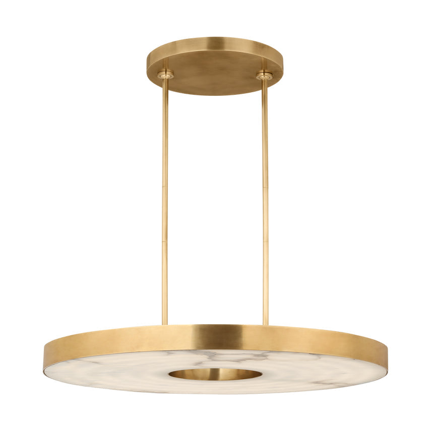 Kelly Wearstler Wyllis 36In Alabaster LED Chandelier by Visual & Comfort & Co