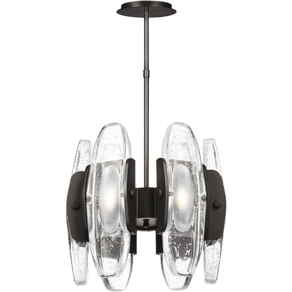 Visual Comfort Wythe 6 Light Chandelier Modern Collection Plated Dark Bronze