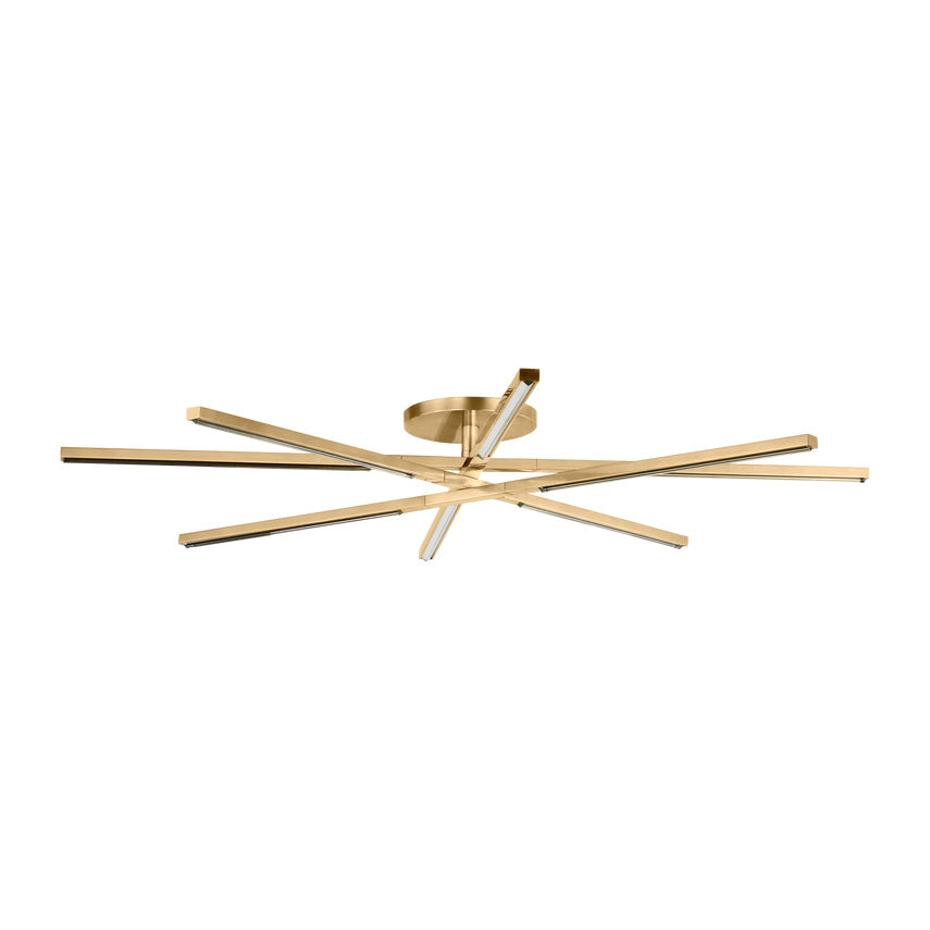 Cityscape X Grande Geometric LED Flush Mount by Visual & Comfort & Co