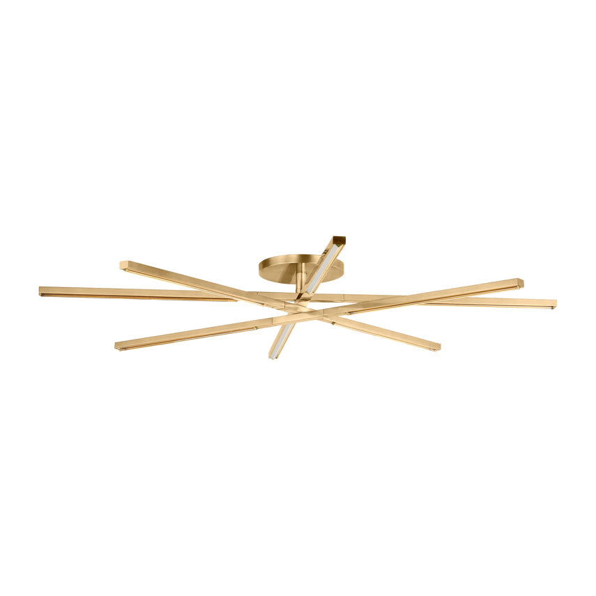 Cityscape X Grande Geometric LED Flush Mount by Visual & Comfort & Co