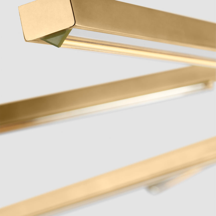 Cityscape X Grande Geometric LED Flush Mount by Visual & Comfort & Co