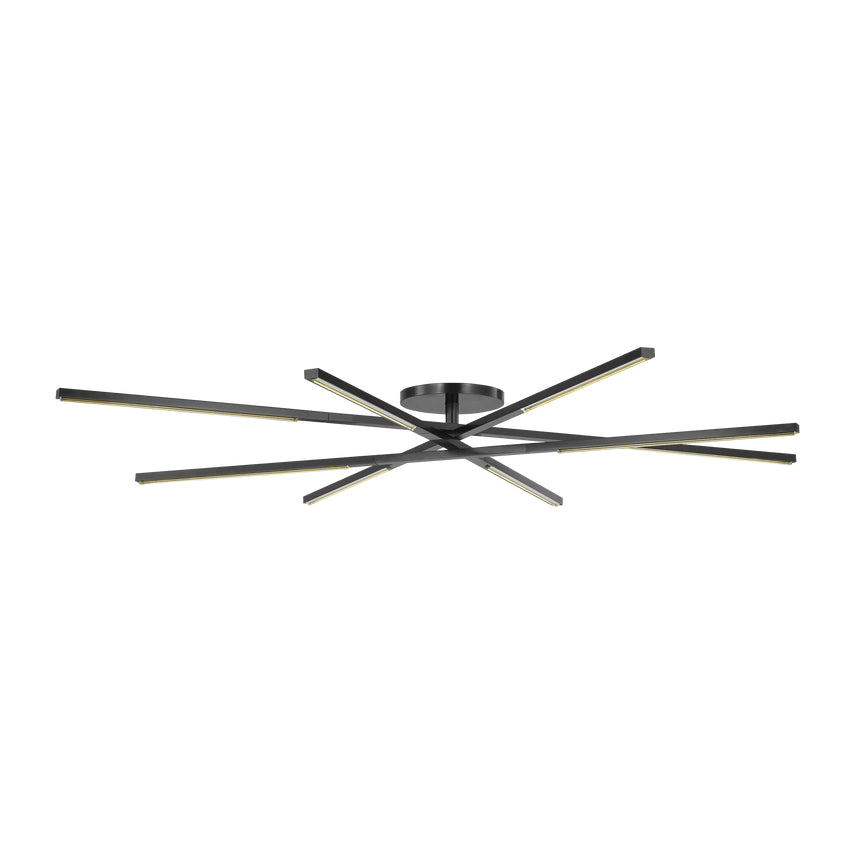 Cityscape X Grande Geometric LED Flush Mount by Visual & Comfort & Co
