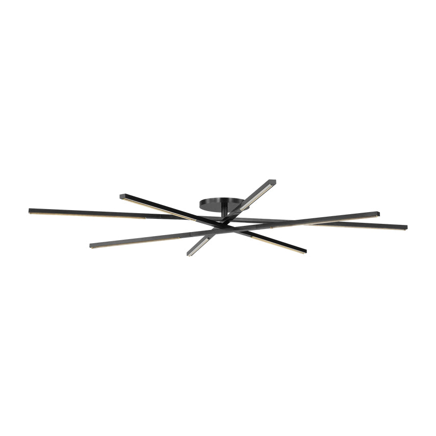 Cityscape X Grande Geometric LED Flush Mount by Visual & Comfort & Co