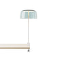 Yurei Co Working Lamp Matte White Edge Clamp 14 Acrylic Shade Blue Yuc Sw Mwt 2Cf Sblu by Koncept Inc