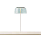 Yurei Co Working Lamp Matte White 14 Acrylic Shade Blue Yuc Sw Mwt Thr Sblu by Koncept Inc