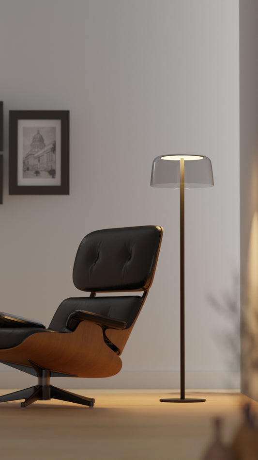 Koncept Yurei Floor Lamp in a room setting