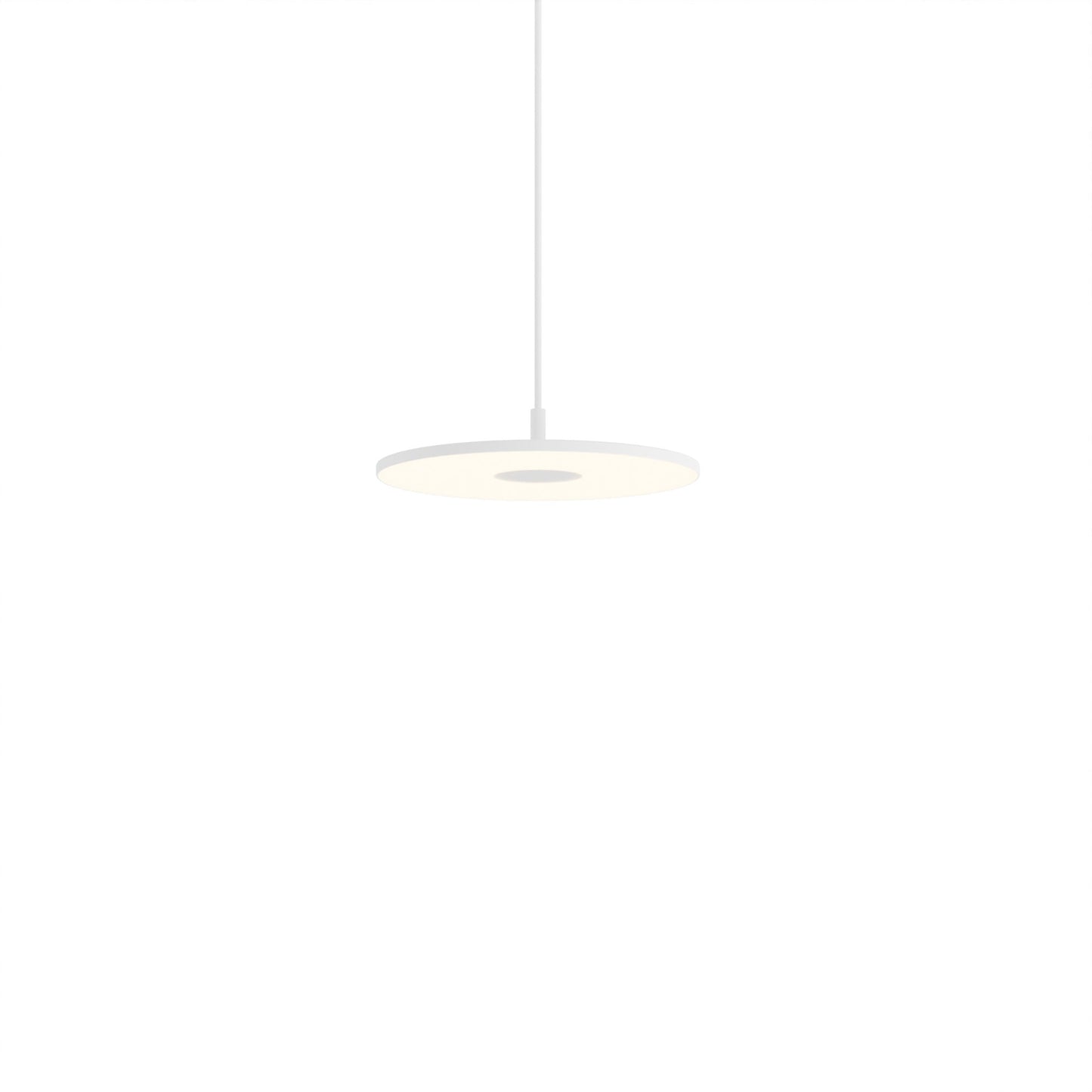 Yurei Pendant Light Matte White No Lamp Shade Yup S1 Sw Mwt by Koncept Inc