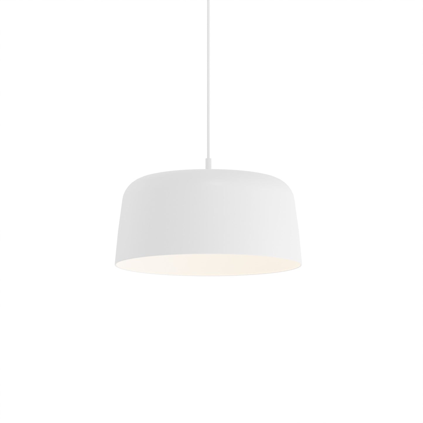 Yurei Pendant Light Matte White 14 Metal Shade Matte White Yup S1 Sw Mwt Mmwt by Koncept Inc