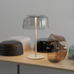 Yurei Table Lamp Matte White 14 Acrylic Shade Dark Gray Yut Sw Mwt Sdgy by Koncept Inc