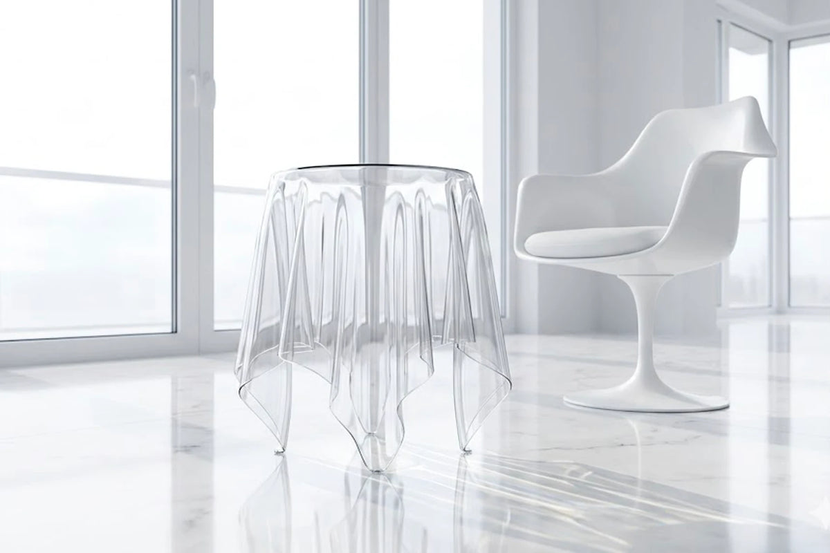 Essey Illusion side table clear acrylic side table, photo 8