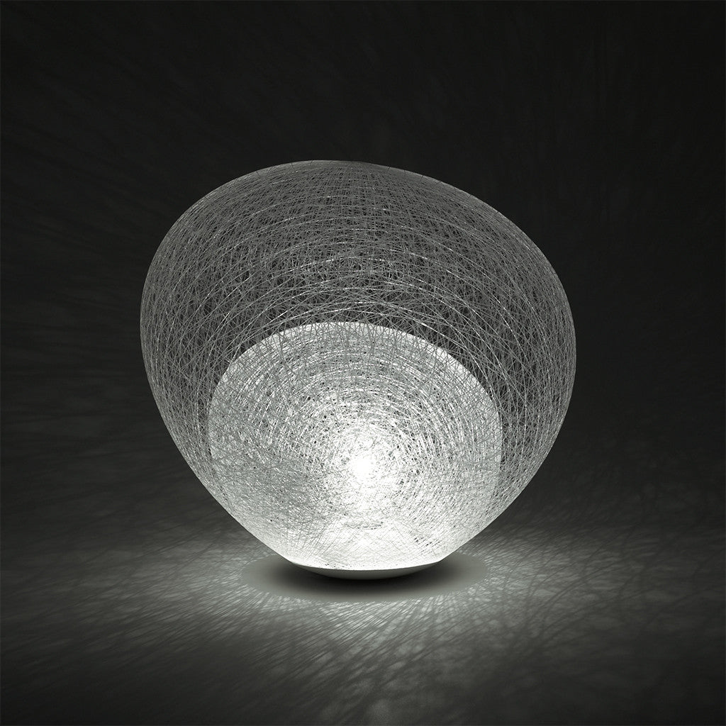 Yamagiwa Mayuhana Yugami Floor Lamp by Toyo Ito, in white (image 1 of 3)