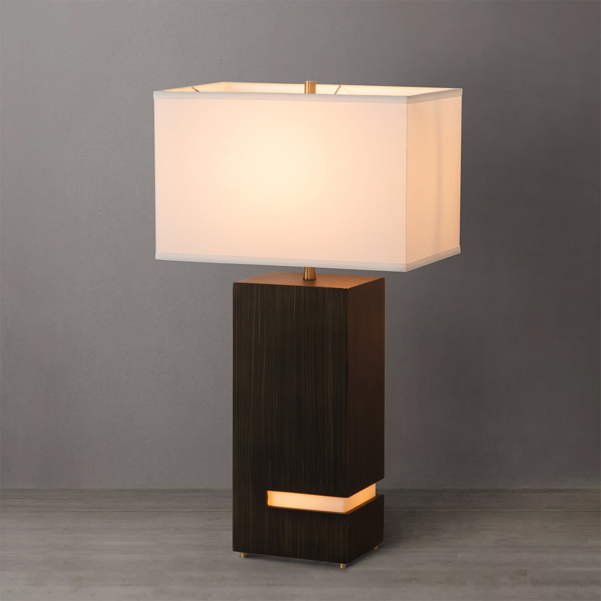 Zen Standing Table Lamp with Night Light by Nova of California – view 4