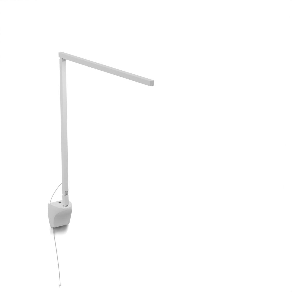 Koncept Z-Bar Solo Gen 4 LED Desk Lamp, Matte White, Daylight 5,000K, Wall Mount (Plug-In) (ZBD1000-D-MWT-WAL)