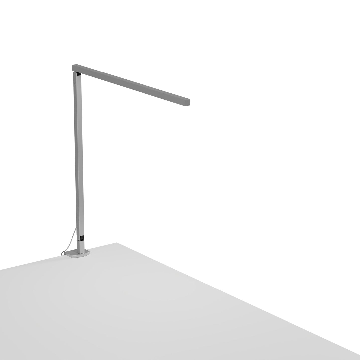 Z Bar Solo Desk Lamp Gen 4 Daylight White Light Silver Desk Clamp Zbd1000 D Sil 2Cl by Koncept Inc