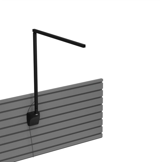 Z Bar Solo Pro Led Desk Lamp Gen 4 Matte Black Slatwall Mount Zbd1000 Mtb Pro Slt by Koncept Inc