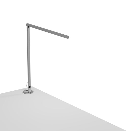 Z Bar Solo Pro Led Desk Lamp Gen 4 Silver Grommet Mount Zbd1000 Sil Pro Grm by Koncept Inc