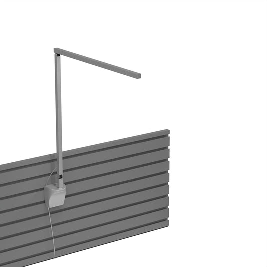 Z Bar Solo Pro Led Desk Lamp Gen 4 Silver Slatwall Mount Zbd1000 Sil Pro Slt by Koncept Inc