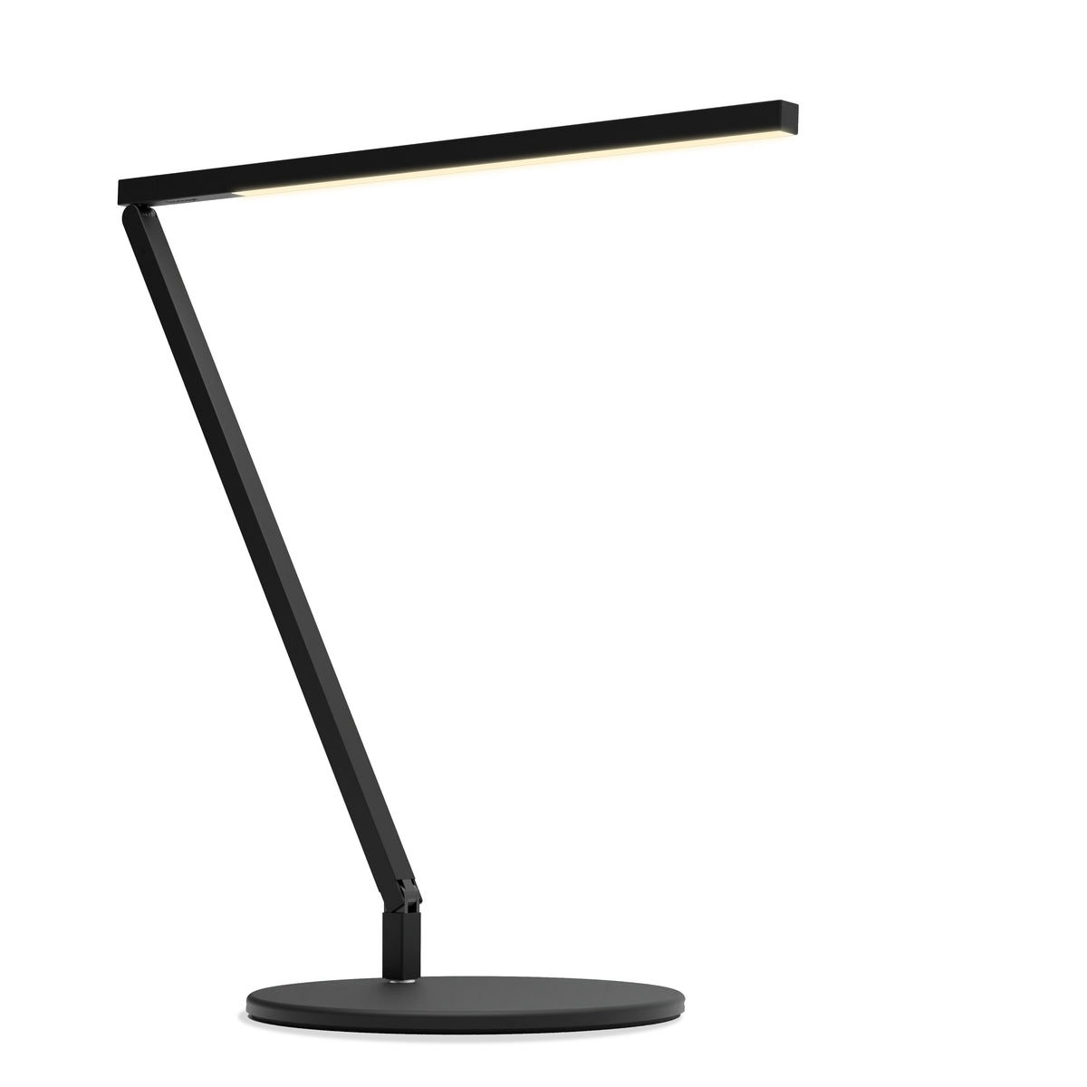 Koncept Z-Bar Solo Gen 4 LED Desk Lamp, Matte Black, Warm White 3,500K, Desk Base (ZBD1000-W-MTB-DSK)