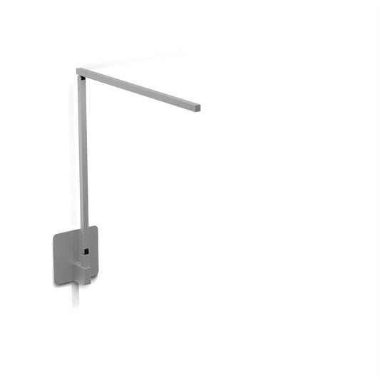 Z Bar Solo Desk Lamp Gen 4 Warm Light Silver Hardwire Wall Mount Zbd1000 W Sil Hws by Koncept Inc