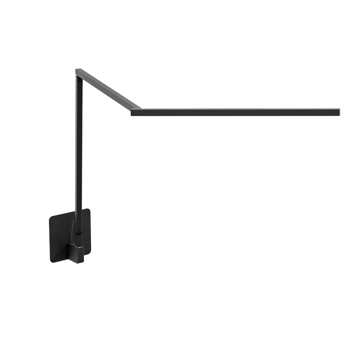 Koncept Z-Bar Gen 4 LED Desk Lamp, Matte Black, Daylight 5,000K, Hardwire Wall Mount (ZBD3000-D-MTB-HWS)