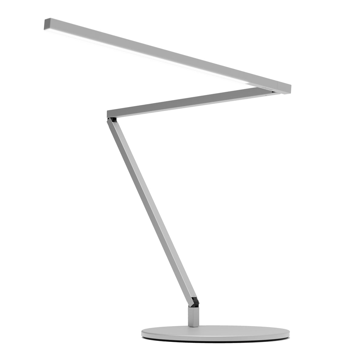 Koncept Z-Bar Gen 4 LED Desk Lamp, Silver, Daylight 5,000K, Desk Base (ZBD3000-D-SIL-DSK)