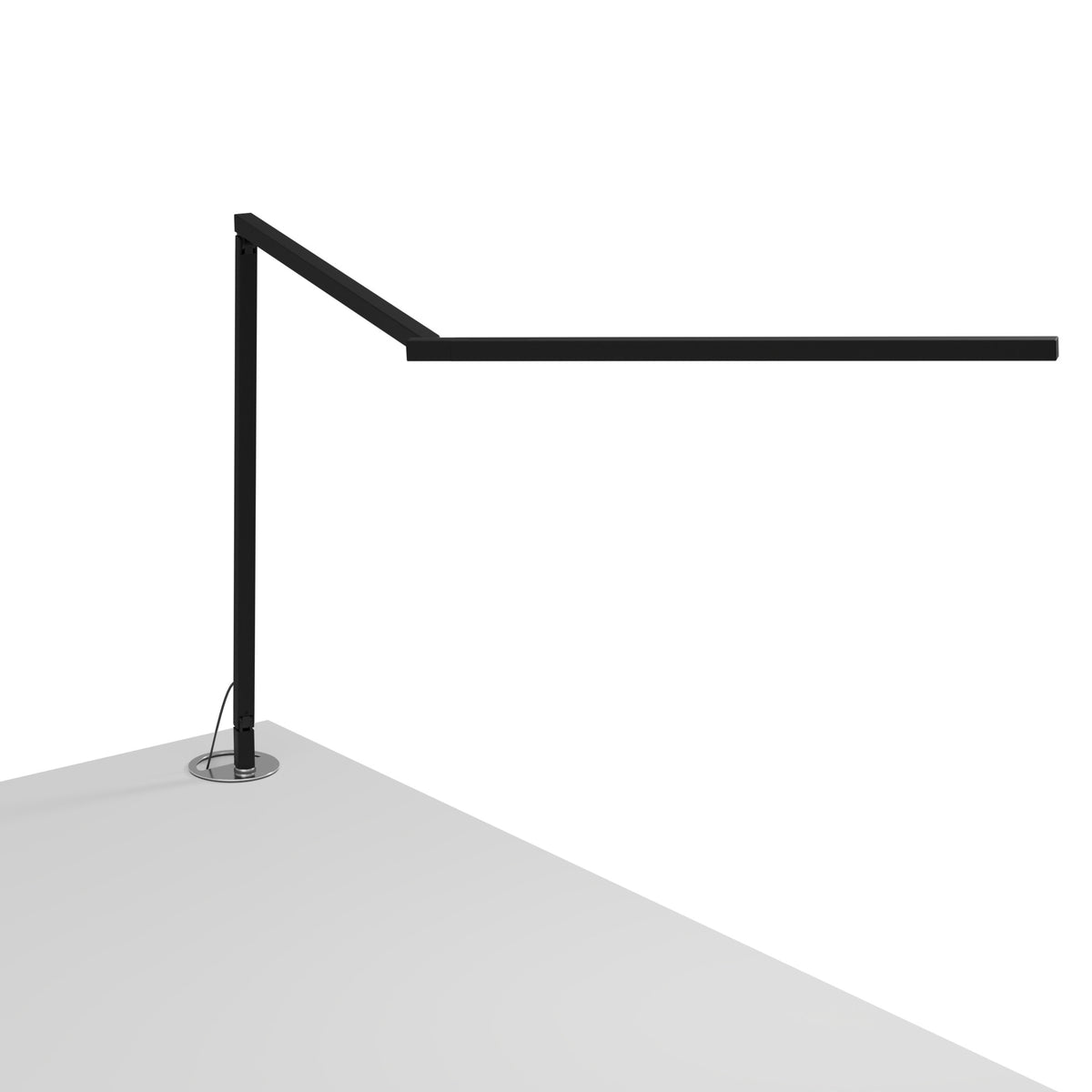 Koncept Z-Bar Gen 4 LED Desk Lamp, Matte Black, Warm White 3,500K, Grommet Mount (ZBD3000-W-MTB-GRM)