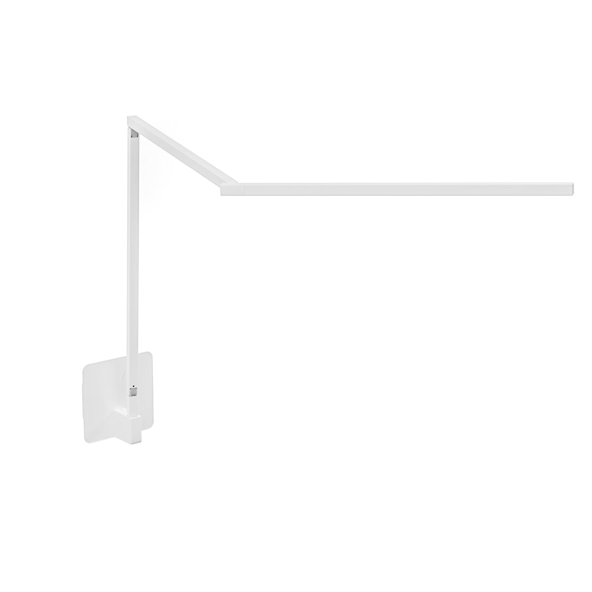 Koncept Z-Bar Gen 4 LED Desk Lamp, Matte White, Warm White 3,500K, Hardwire Wall Mount (ZBD3000-W-MWT-HWS)