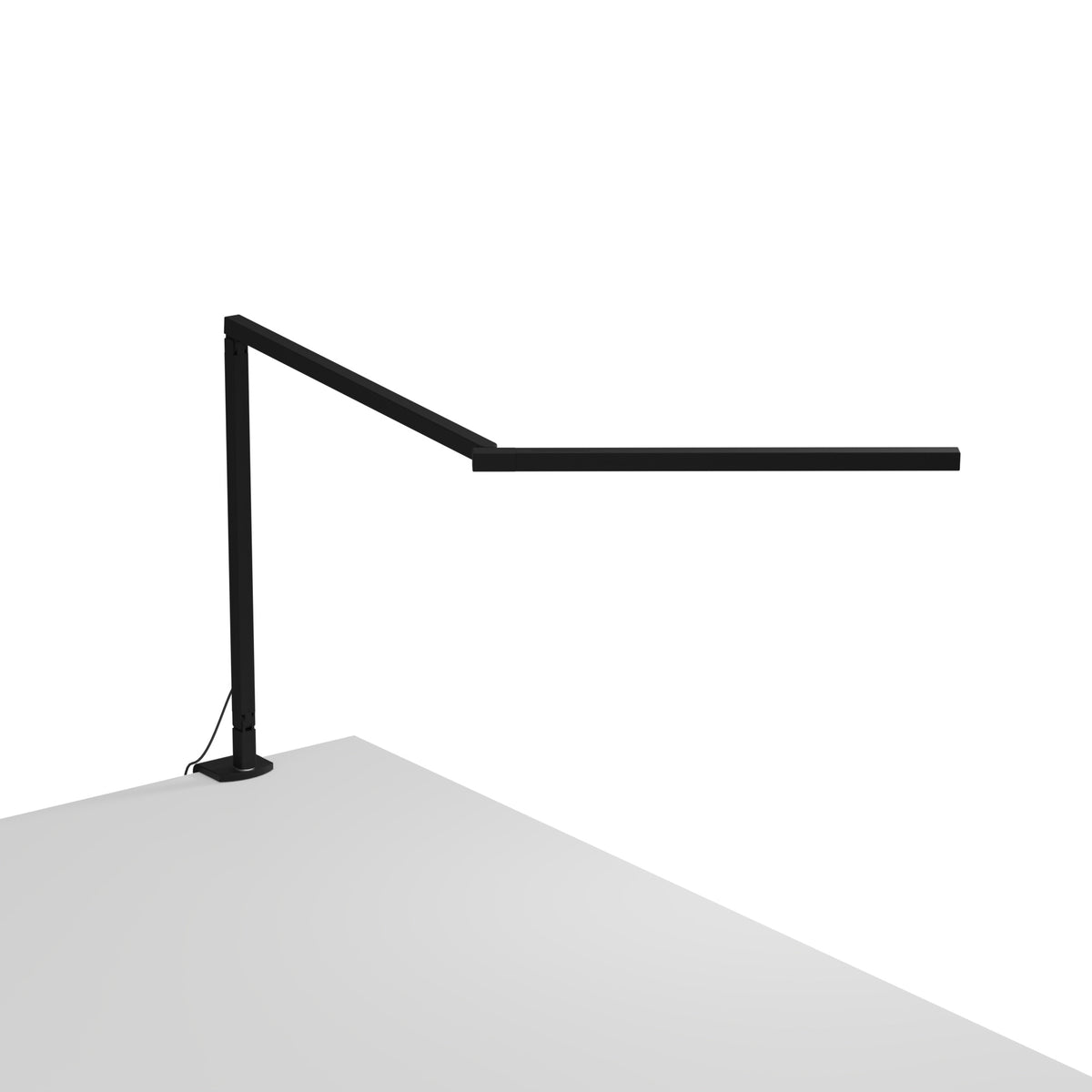 Koncept Z-Bar Mini Gen 4 LED Desk Lamp, Matte Black, Daylight 5,000K, Two-Piece Desk Clamp (ZBD3100-D-MTB-2CL)