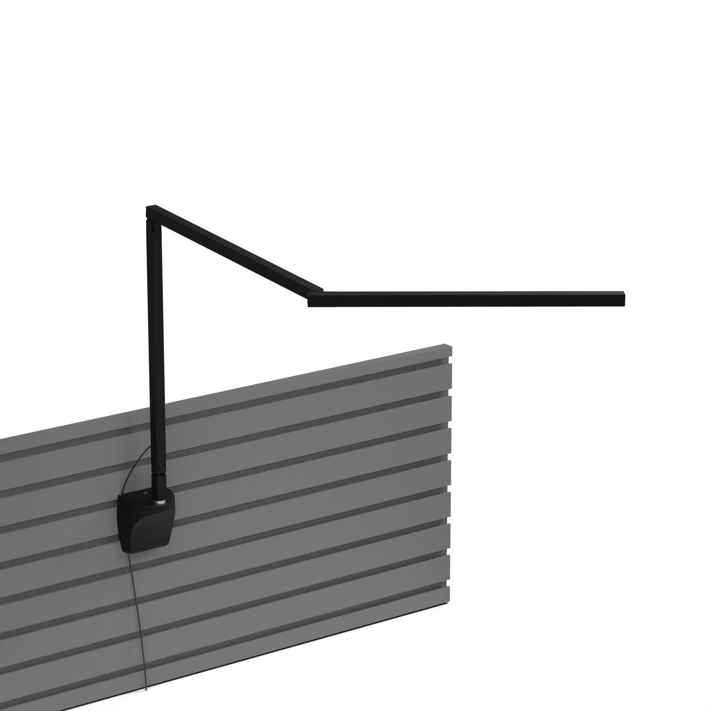 Z Bar Mini Desk Lamp Gen 4 Daylight White Light Matte Black Slatwall Mount Zbd3100 D Mtb Slt by Koncept Inc