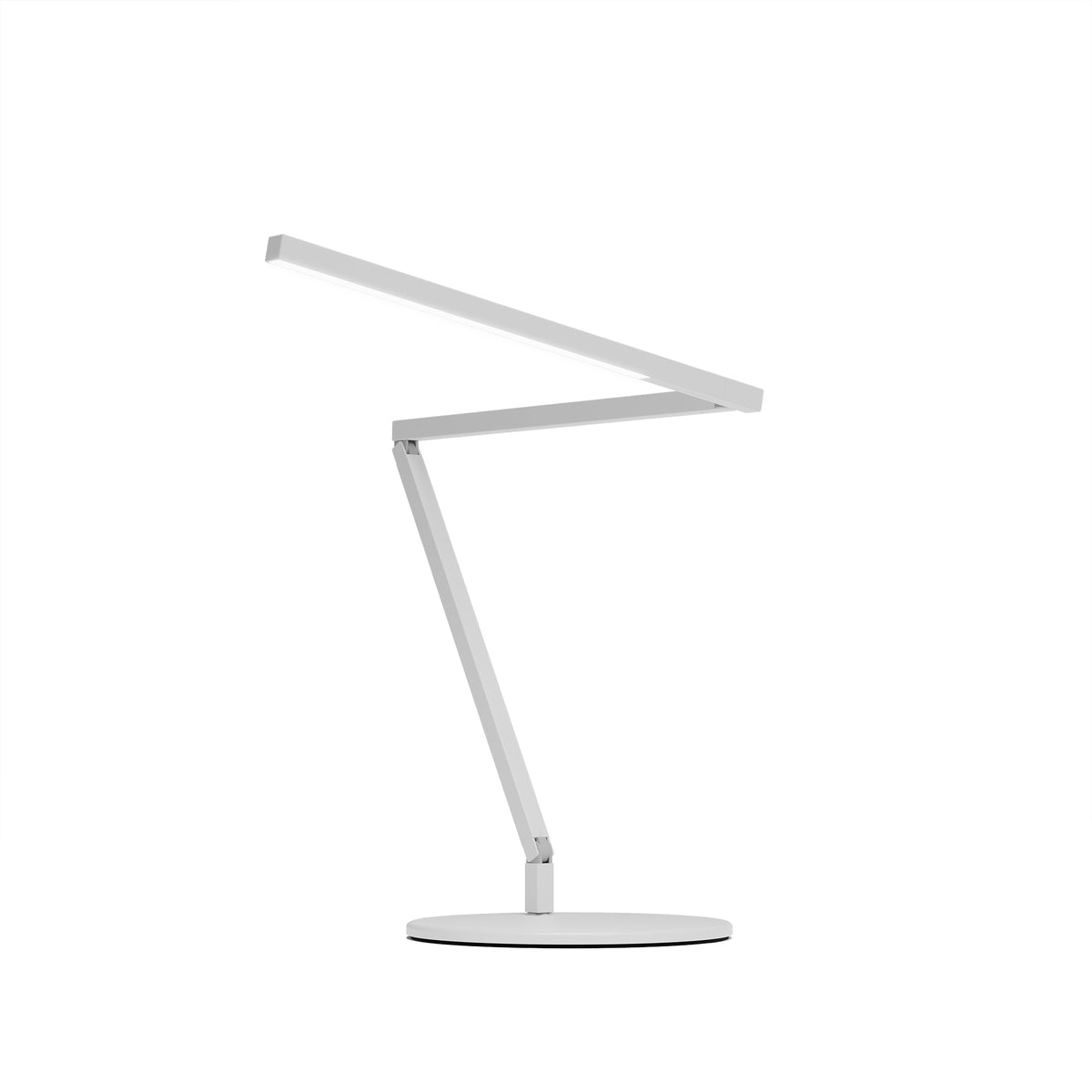 Koncept Z-Bar Mini Gen 4 LED Desk Lamp, Matte White, Daylight 5,000K, Desk Base (ZBD3100-D-MWT-DSK)
