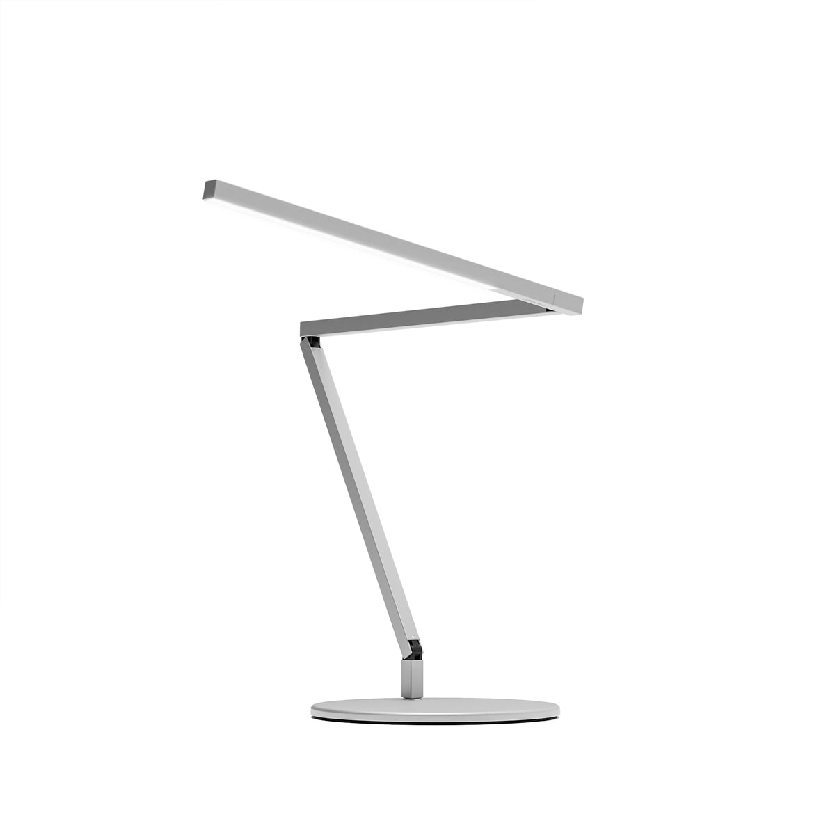 Koncept Z-Bar Mini Gen 4 LED Desk Lamp, Silver, Daylight 5,000K, Desk Base (ZBD3100-D-SIL-DSK)