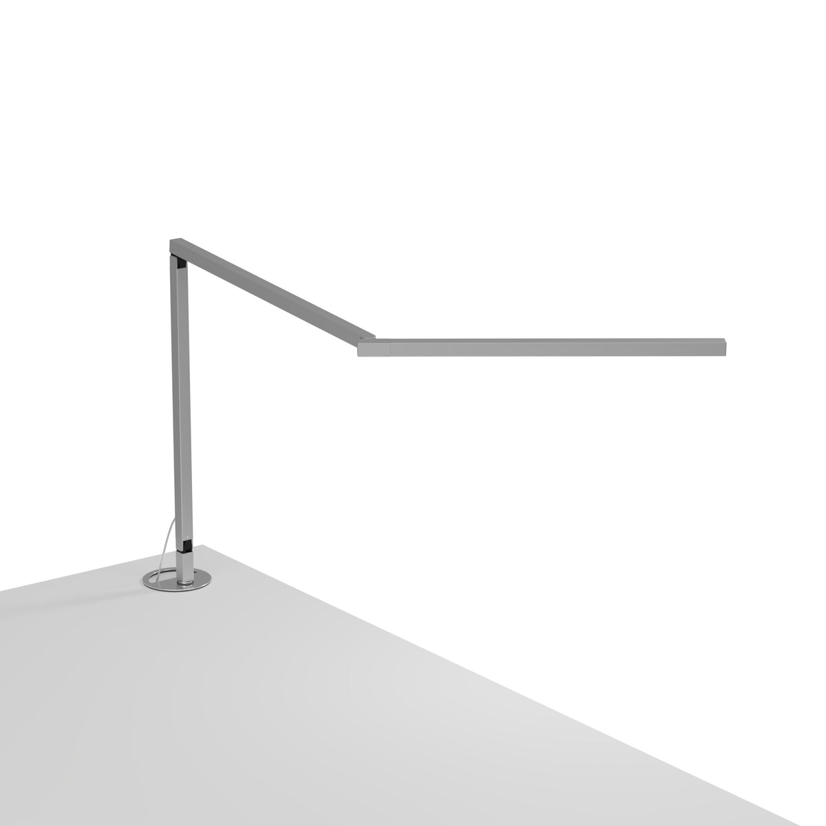 Koncept Z-Bar Mini Pro Gen 4 LED Desk Lamp, Silver, Grommet Mount (ZBD3100-SIL-PRO-GRM)