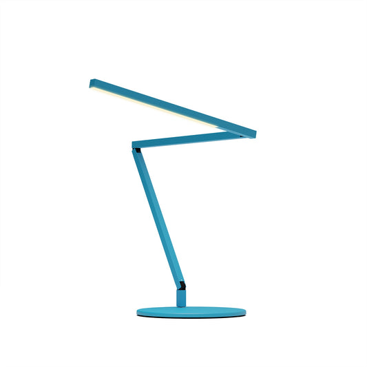 Z Bar Mini Desk Lamp Gen 4 Warm Light Blue Desk Base Zbd3100 W Knb Dsk by Koncept Inc