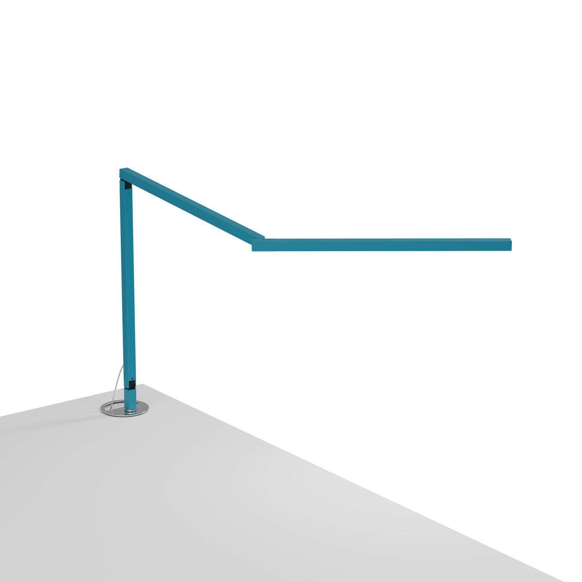 Koncept Z-Bar Mini Gen 4 LED Desk Lamp, Koncept Blue, Warm White 3,500K, Grommet Mount (ZBD3100-W-KNB-GRM)