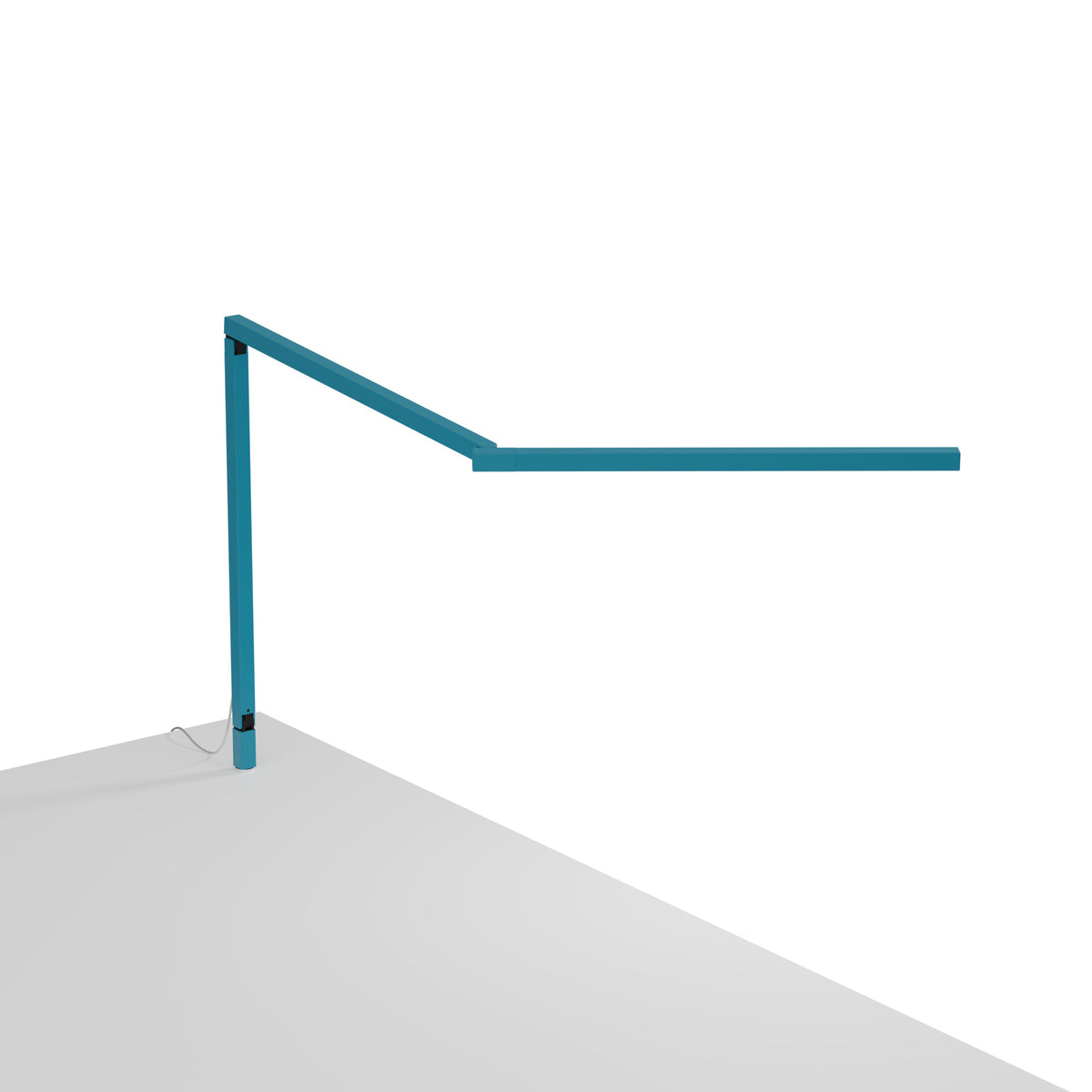 Koncept Z-Bar Mini Gen 4 LED Desk Lamp, Koncept Blue, Warm White 3,500K, Through-Table Mount (ZBD3100-W-KNB-THR)