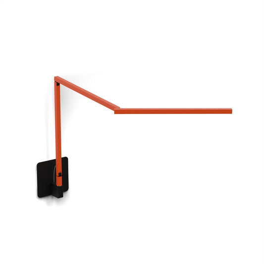 Z Bar Mini Desk Lamp Gen 4 Warm Light Matte Orange Hardwire Wall Mount Matte Black Zbd3100 W Mor Hws by Koncept Inc