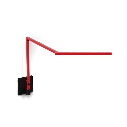 Z Bar Mini Desk Lamp Gen 4 Warm Light Matte Red Hardwire Wall Mount Matte Black Zbd3100 W Mrd Hws by Koncept Inc